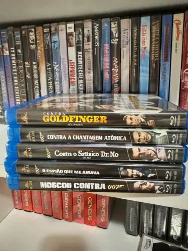 Lote filmes 007 clássicos em blu-ray