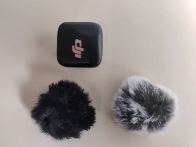 Dji Mic mini 1 so transmissor, tudo que está nas fotos