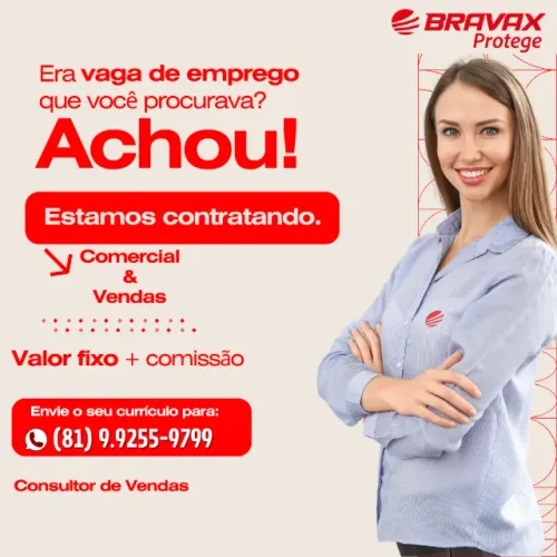 Vaga para Comercial