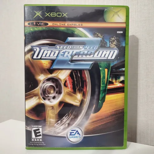 Need for Speed Underground 2 Xbox Clássico Original Americano Completo Mídia Física CIB