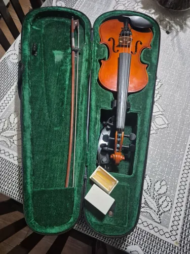 violino usado schieffer 1/2 com espaleira