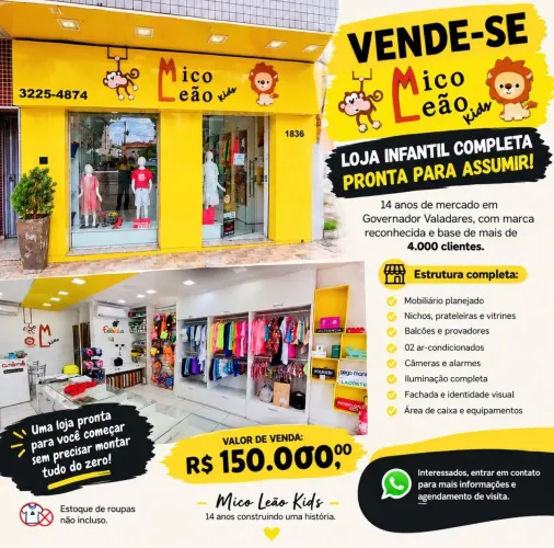 Loja Infantil Completa - Governador Valadares - Passo o Ponto