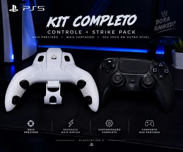 Strike pack e controle ps5