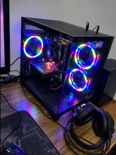 PC GAMER COMPLETO RYZEN 5 + RX 550 4GB + 16GB RAM