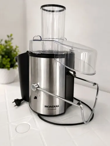 Extrator de suco, Juicer, centrífuga de frutas, legumes 127v Funcionando perfeitamente