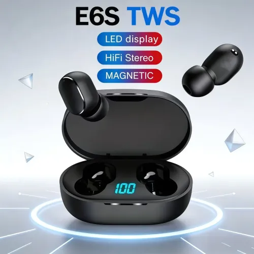 Fone E6S Bluetooth Preto 