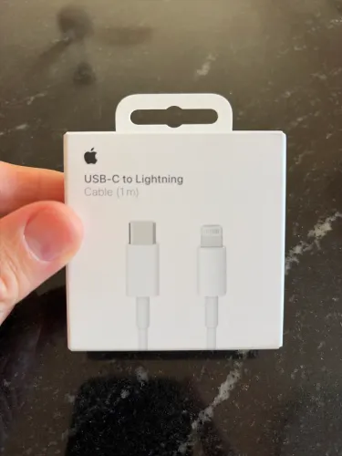 Cabo Apple USB-C to Lightning novo original