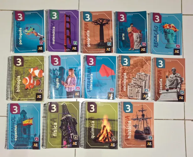 Kit Extensivo AZ 3° ano Ensino Médio - 2025 - Usado