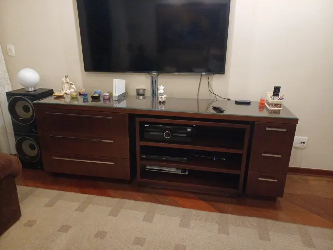 Rack em mdf para home theater