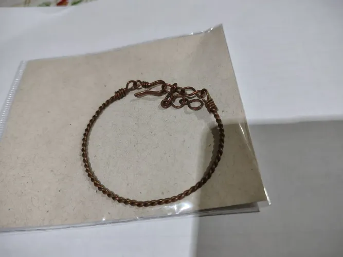 Pulseira Artesanal de Cobre - Nova