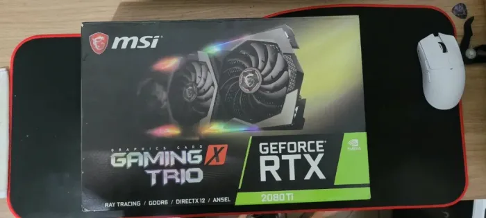 Placa de Video MSI RTX 2080 Ti Gaming X Trio 11GB (Memória Trocada) + Laudo