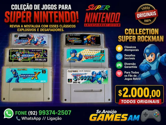 Coleção RockMan (Originais)