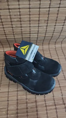 Bota Delta EPI nobuck preta com velcro CA45509 NR35
