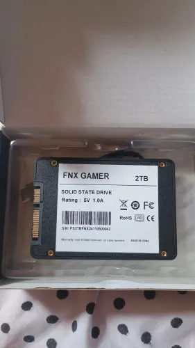 HD SSD 2 terabyte novo com case USB 3.0