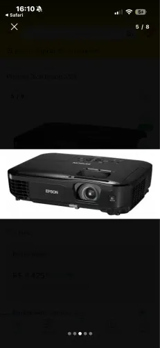 Projetor Epson Powerlite s12+