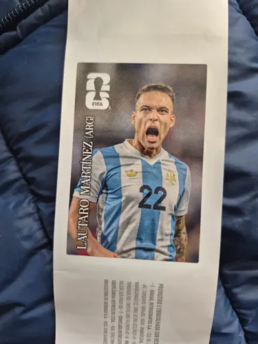 Figurinha da Copa Coca Cola -Lautaro Martinez