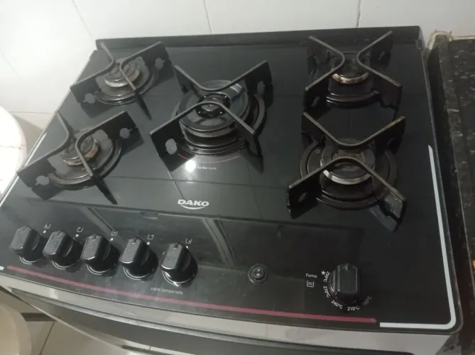 Fogão Cooktop de vidro
