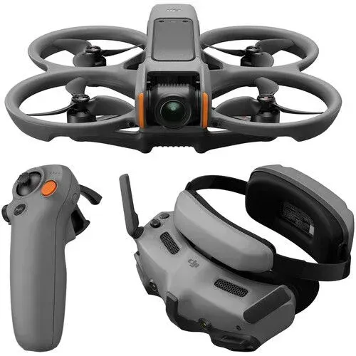 Drone DJI Avata 2 Fly More Combo 3 Baterias, FPV Controller 3, Impecável c/ NF Homologado