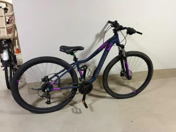 Bicicleta MTB com Suspensão e Freio a Disco
