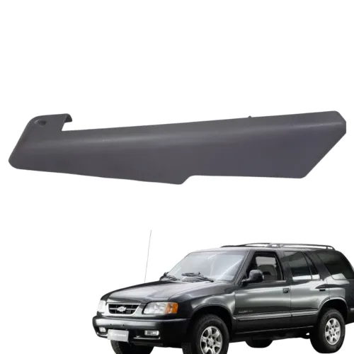Acabamento Moldura Banco Dianteiro Direito Chevrolet Blazer Cinza