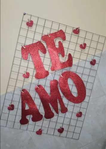 Letras números em EVA 