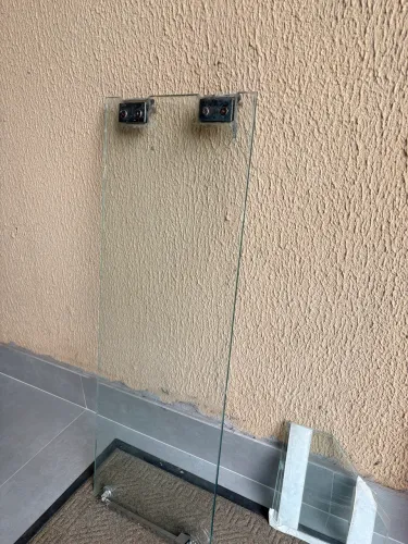 Janela de vidro retangular