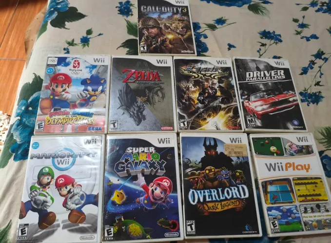 Lote Jogos Nintendo WII ( SEM OFERTA )