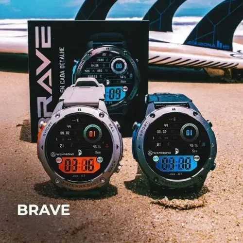 Smartwatch | GPS | 5ATM Aprova de água do mar | Resistência IP69k