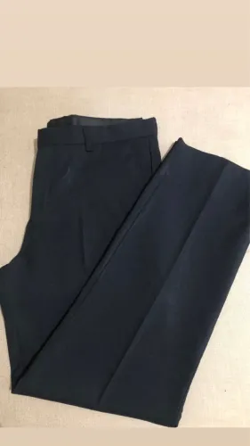 Calça Social Masculina 44 azul marinho