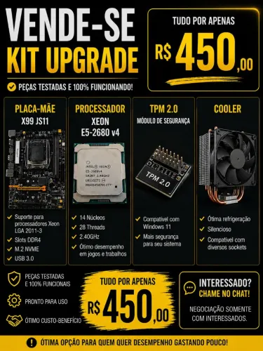 Kit xeon E5 2680V4