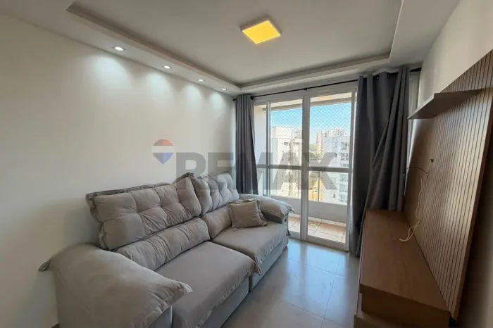 Apartamento mobiliado para locação no bairro Vila Candinha, condomínio Portal Solar das Ma