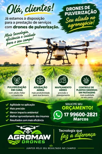 Serviços com drones