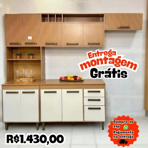 Armário Barcelona ripado gráfico