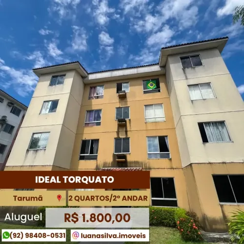 IDEAL TORQUATO -Imóvel para aluguel com 2 quartos em Tarumã-Açu - Manaus - AM