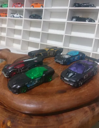 Coleção Hot Wheels Black Tops 5-pack 2005 Completa