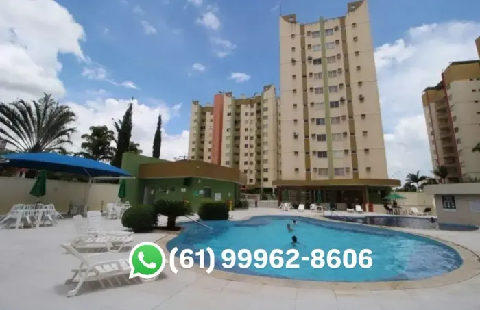 Caldas Novas-GO Vendo Cond. Residencial Vitória dos Thermas Apt Mobiliado com 03 Quartos