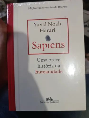 Livro sapiens capa dura , novo lacrado