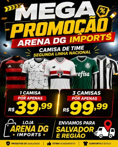 Camisa de time segunda linha