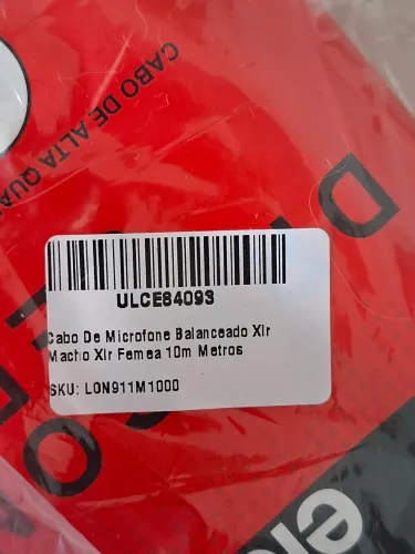 Kit de Cabo de microfone. Novo