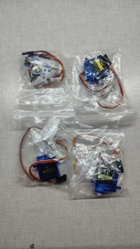 Kit com 4 Micro servo Tower pro 9g 