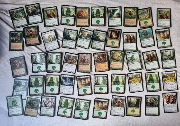110 cartas de Magic the Gathering aleatórias e antigas
