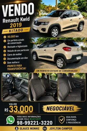 Renault Kwid Zen 1.0 Flex 12V 5P Mec. 2018