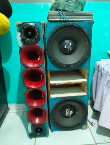 Som com toca CD módulo de dois K5 controle longa distância e estrobo