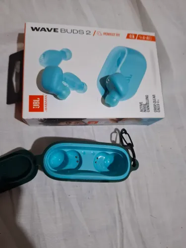 Fone JBL wave buds 2 (capa de silicone brinde)