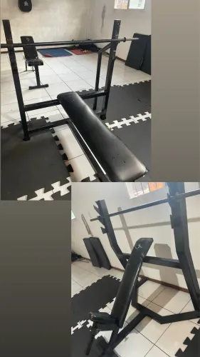 Lote de Equipamentos de Academia 