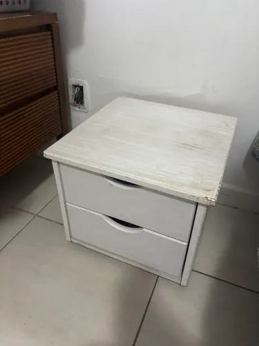 mini gaveteiro branco