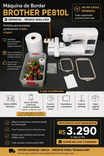 Máquina de Bordar automatizada