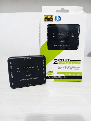 Switch Kvm Hdmi 2 Portas Aixxco El-21ha