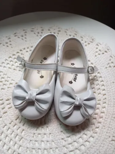 Sapato branco menina ortobaby número 22