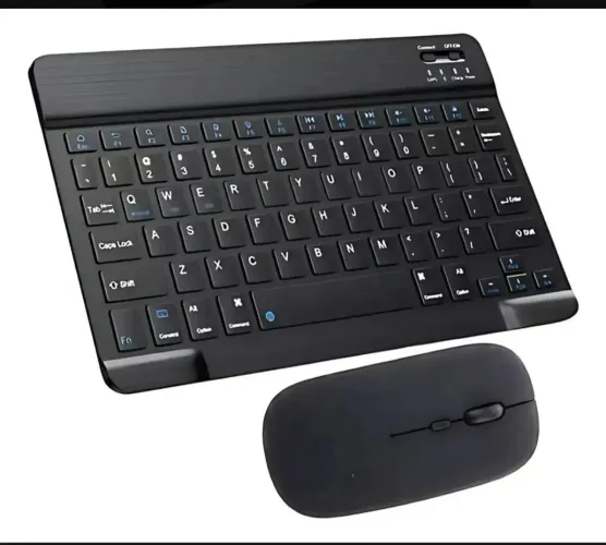 Kit Teclado e Mouse Sem Fio Bluetooth , Compatível Android e IOS e Windows.